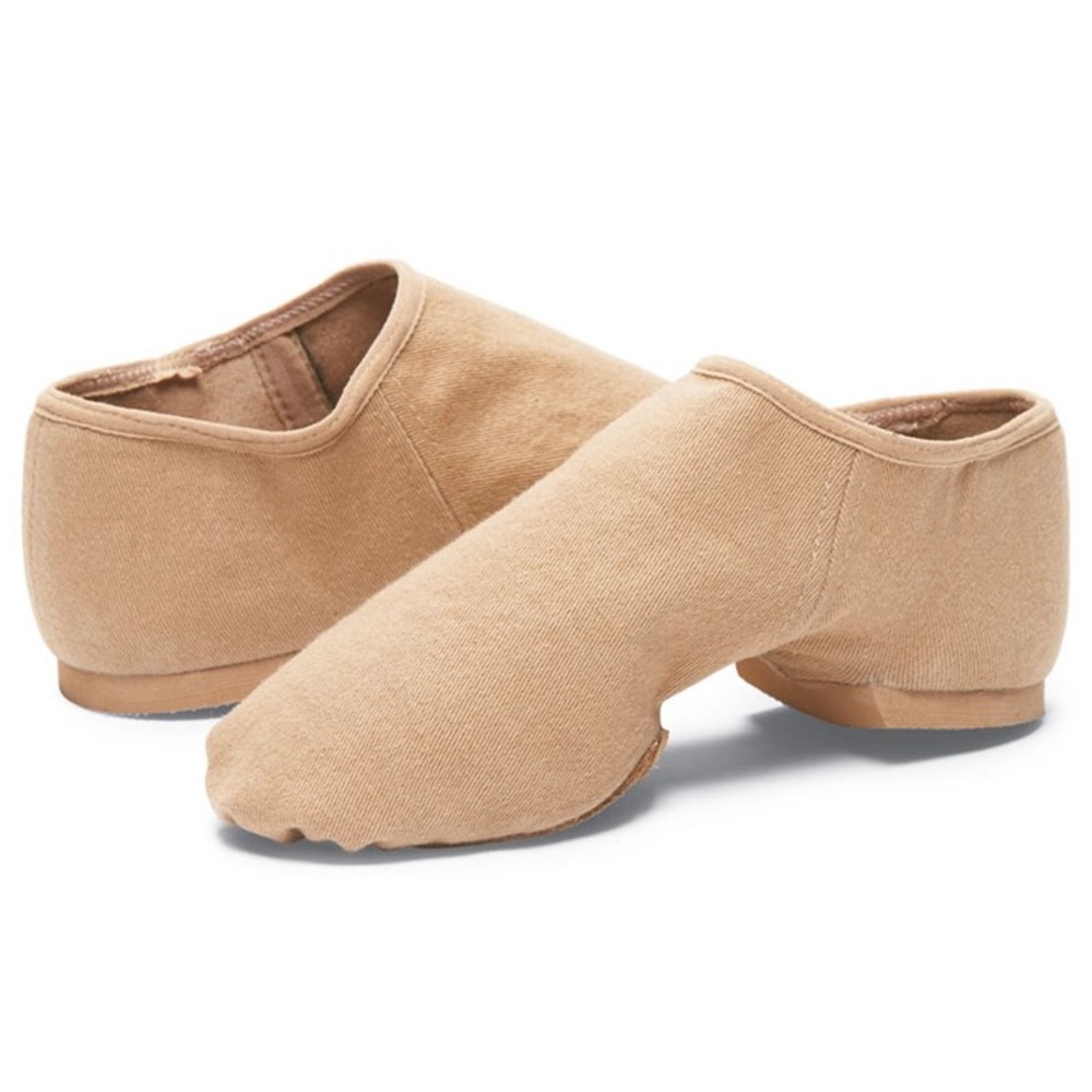 Bloch Phantom Canvas Jazz Shoe Adult size 8 tan